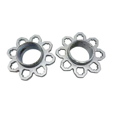 صامولة سقالات مخصصة من الحديد المطيل مصممة بدقة لهياكل سقالات مستقرة