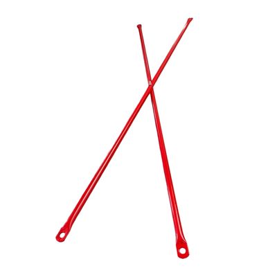 دعامات متقاطعة لسقالة بإطار من الفولاذ المجلفن الأحمر مقاس 20 مم