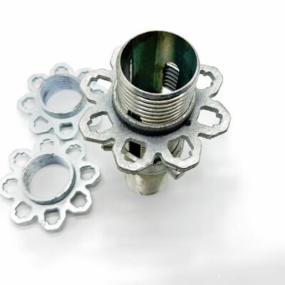 صامولة سقالات مخصصة من الحديد المطيل مصممة بدقة لهياكل سقالات مستقرة